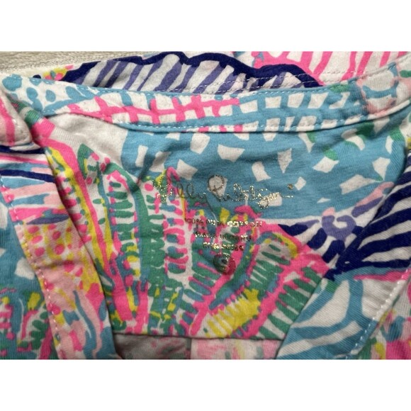 Lilly Pulitzer Women's 3/4 Long Sleeve Amina Dress Vibrant Multicolor Size Small - Picture 8 of 9